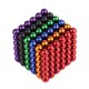 thumbnail image 1 of Juego de bolas magnéticas de 216 Uds., 3mm, cubo magnético yeacher 6 colores, 1 of 6