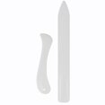 thumbnail image 1 of 2 uds herramienta de biselado de borde de cuero hueso DIY cuchillo de cuero blanco para corte de trabajo, 1 of 5