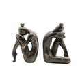 thumbnail image 2 of yuksok Thinker Bookends Book Holder Creative Living Room Desk Sculpture Resin Book Ends, 2 of 9