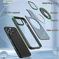 thumbnail image 3 of For Iphone 14 Rotating Ring Magnetic Holder Phone Case(black), 3 of 5