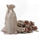 thumbnail image 4 of TEXPLUS 6 piezas reutilizables para botellas de vino tinto/champán fundas/bolsas de arpillera con cordón (bolsas de arpillera beige, 6.3 pulgadas de ancho x 14.2 pulgadas de largo), 4 of 6
