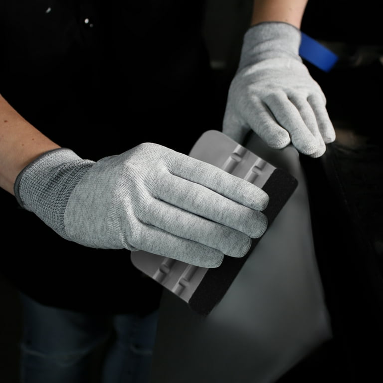 ABN Vinyl Wrap Gloves Car in Large - Anti Static Gloves Film Installation 2  Pair 