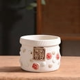 thumbnail image 6 of Set of 5 Sunflower Mixed Shape Country-Style Ceramic Succulent Pots, 6 of 6