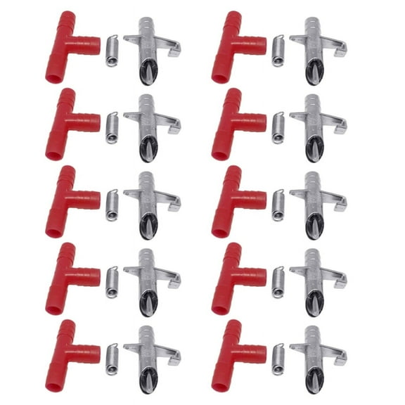 10Pcs Automatic Rabbit Nipple Water Drinker Feeder Waterer for Pet Rodents Bunny