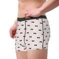 thumbnail image 2 of Yiaed bow on polka dots Print Men's Soft Cotton Boxer Shorts Breathable Boxers Underwear Moisture-Wicking Underwear Stretch Boxer Briefs for Man-X-Large, 2 of 5