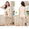 thumbnail image 2 of Pyjama d'Automne Hiver Imprimé Bande Dessinée Manches Longues pour Femme, 2 of 2