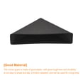 thumbnail image 4 of Uxcell 20Pack Corner Protectors 12x66mm Plastic Triangle Corner Guards Cushion, Black, 4 of 6