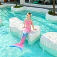 thumbnail image 3 of MUXiin Mermaid Swimsuit with Tail Mermaid Tail Bathing Suits Fishscale Three Pieces Bathing Suits Cute Swimming Bikini Set for Girls'swimwear Bikini 3pc Set, 3 of 4