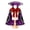 BL Purple with butterflies, variant on Vampire Cape Pet Halloween Costume, S-XL Sizes with Bat Print Bow Tie for Small Medium Dogs Cats