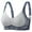 Blue, variant on Huesdet Plus Size Bras for Women No Underwire Full Coverage Everyday Bras Comfortable Wireless Padded Bras(Blue,XL)