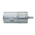 thumbnail image 2 of 25GA-370 DC 12V Gear Motor Speed Reduction Geared Motor Metal Gear Motor 60RPM 80RPM 130RPM 170RPM 300RPM 380RPM 640RPM 1400RPM, 2 of 12