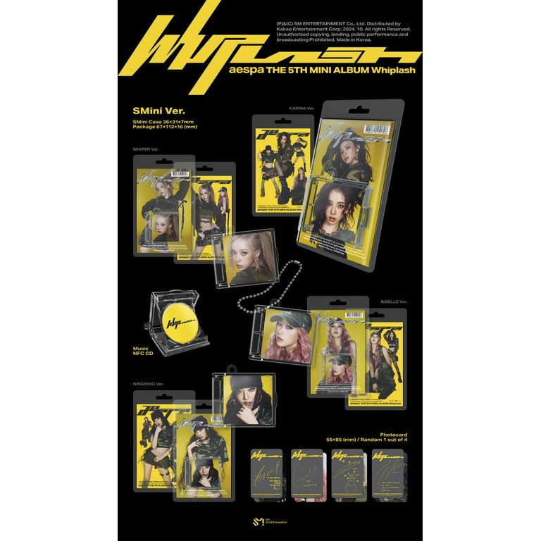 aespa - [WHIPLASH] 5th Mini Album SMINI WINTER Version - Walmart.com