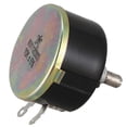 thumbnail image 5 of Potenciómetro bobinado WX050 de 10 kΩ, 5 W, eje redondo de 6 mm, color negro y plata., 5 of 5