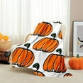 thumbnail image 5 of Thanksgiving Decorations Indoor Fall Decor Halloween Themed Blanket Party Blanket Flannel Bed Blanket Sofa Throw Blanket, 5 of 6