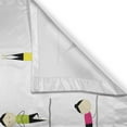 thumbnail image 3 of Ambesonne Gymnastics Kitchen Curtains, Woman Doing Yoga, 55"x39", Multicolor, 3 of 3