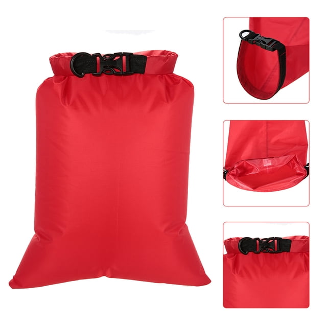 Lixada Lixada Ensemble de Sacs Secs Imperméables - 3 L, 5 L, 8 L en Bleu, Rouge, Jaune pour Protection d'Équipement Extérieur