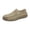 Khaki, variant on Slip On Sneakers Women, Slip On Shoes Women, Women's Leather Hand Stitching Flat Loafers Lightweight & Breathable Arch Support Slip On Soft Causal Sneakers for Driving Walking Work, Pink, 7.5
