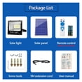 thumbnail image 4 of 300W LED Solar Flood Lights Outdoor IP67 Waterproof 353 LED Auto On/Off With Remote Control For Yard Garden Path Patio ,Brings Out Natural Colors, 4 of 7