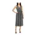 thumbnail image 1 of Anne Klein Womens Metallic Surplice Midi Dress, 12, 1 of 1