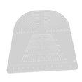 thumbnail image 3 of Leather Round Corner Ruler Circle Corner Template DIY Durable Leathercraft Measuring Template Multipurpose Circle Corner Hole Template Board, 3 of 10