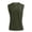 Army Green_001, variant on Casual Sleeveless Shirts for Men Distressed Washed Tank Tops Henley Button Down V Neck Polo Shirt Vintage Solid Tee Top Gray L
