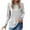 Gray, variant on cfhntfmh Long Sleeve Shirts for Women Casual Crewneck Pullover Tops Loose Soft Side Slit Basic T-Shirts with Pockets