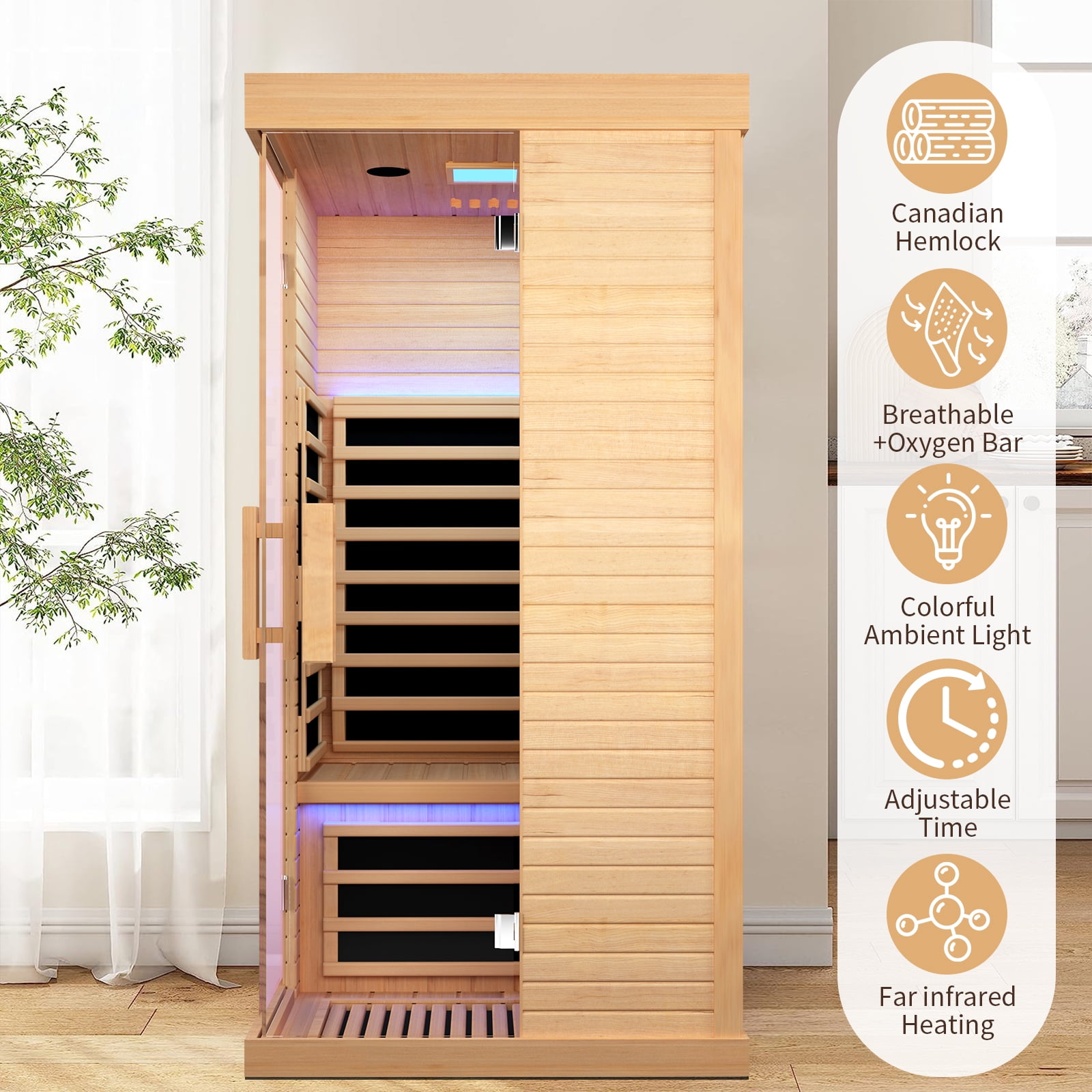OUTEXER Home Sauna 1 Person