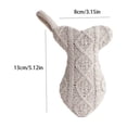 thumbnail image 2 of Cat Christmas Stocking Gift Bag, Knit Christmas Stocking for Pets Christmas Decorations, Fish Shape Hanging Christmas Stocking for Pets Xmas Holiday Party Decorations, 2 of 4