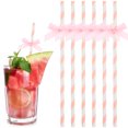 thumbnail image 1 of BRIGHTFUFU 60pcs pajitas de papel pajitas creativas decoraciones de pasteles de cumpleaños suministros para fiestas, 1 of 7