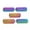 Brave, variant on 20pcs Word Charms Engraved Inspirational Alloy Pendants 21x8mm Rainbow Color-Brave