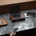thumbnail image 2 of THINKYA K10 Wooden Retro CD Player for Home, Bluetooth CD Player with Dual Speakers & Deep Bass Sound, Rechargeable Portable Music Player with AUX & Optical Output, Remote Control, Vintage Home Audio, 2 of 9