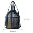 thumbnail image 1 of Bolsos de red Bolsa de almacenamiento de playa de gran capacidad Bolsa de almacenamiento ligera Versátil para viajar, 1 of 5
