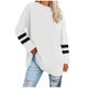 thumbnail image 1 of Tops de Mujer Camisas de Manga Larga Otoño Casual Hombro Sólido Caída Cuello Redondo Camiseta Blusa Odeerbi ODB151009, 1 of 9