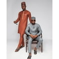 thumbnail image 3 of Urban Afrique Kaftan African Men Shirt African Men's Wear African Mens Fashion Slim Fitted Kaftan, 3 of 4
