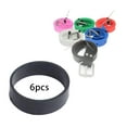 thumbnail image 2 of 6x Rubber Fixing Band for Rings Keeper Securitily Backplate Strap Dive Weight Belt Underwater Tank, 2 of 9