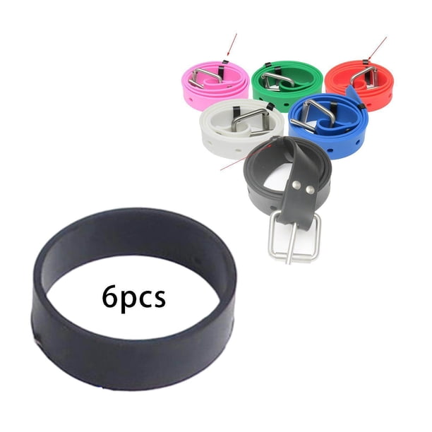 Anneaux en Caoutchouc pour Sangle de Plongée Sous-marine, Ceinture de Poids, Plaque Arrière Précieuse, SFP, Sac à Dos Extérieur, 5cm, 5 Pièces  18