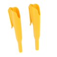 thumbnail image 5 of 2Pcs Carpenter Pencil Cover Long Nose Deep Hole Woodworking Marker Covers with Clip Yellow, 5 of 5