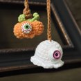 thumbnail image 3 of asddcavvf Halloween Decorations Hanging Ornament Cute for Party Home Indoor Outdoor Holiday Festive Accessories Hanging Decorations for Home Natural Wooden Bead Garland Trimming for Sewing Decorative, 3 of 6