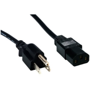 10FT STANDARD PC POWER CORD BLACK STANDARD SERIES LIFETIME WARR