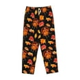 thumbnail image 4 of Haiem Thanksgiving Turkey 1 Women's Pajama Pants Ultra Lightweight Pjs Bottoms Sleepwear Bottom Pants With Pocket Drawstring-Medium, 4 of 7