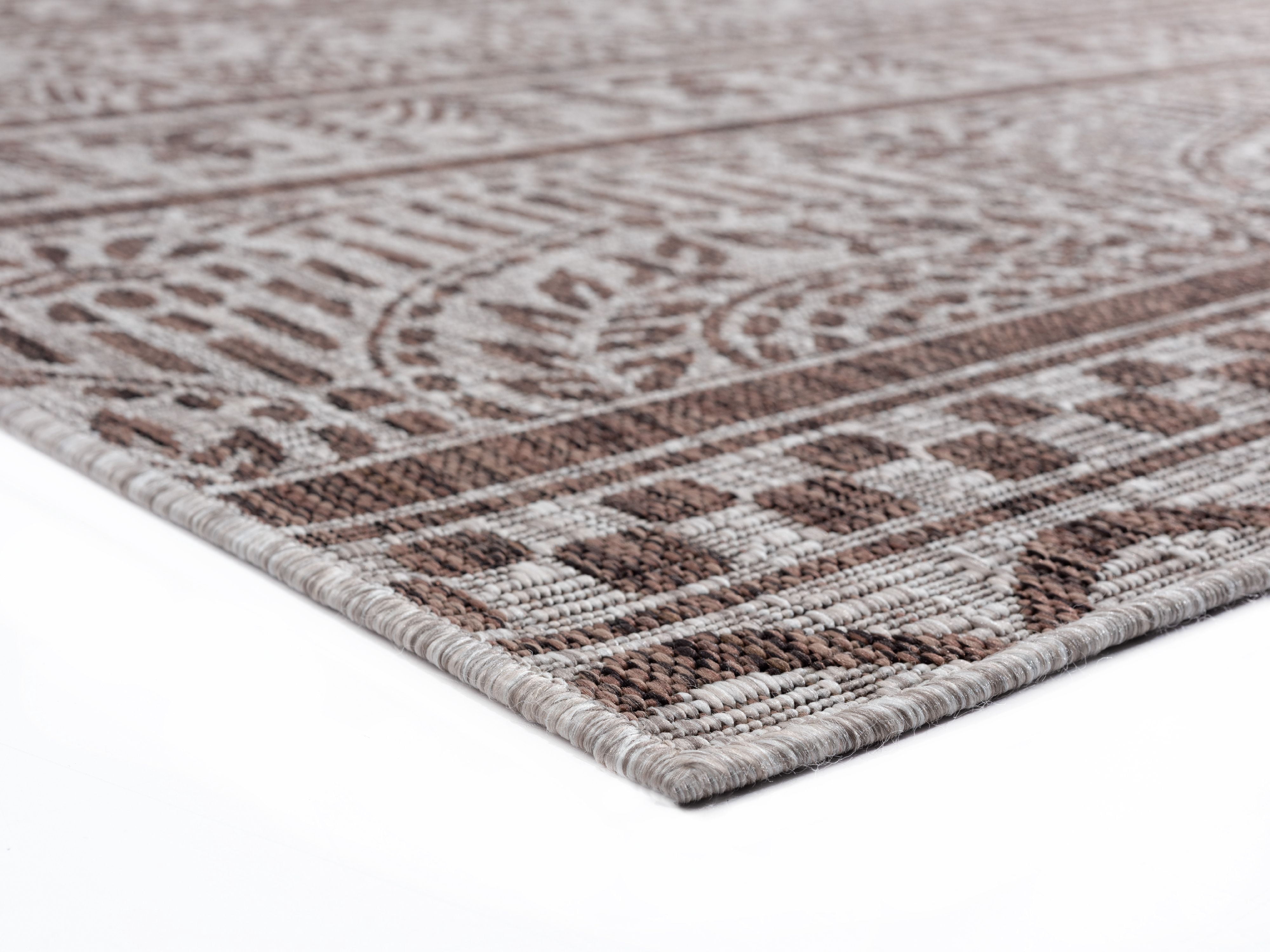 United Weavers Mali Keown Transitional Geometric Area Rug, Brown, 5'3" x 7'6"
