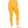 thumbnail image 5 of MOA COLLECTION Women's Plus Size Solid High Waist Full Length Leggings, 5 of 8