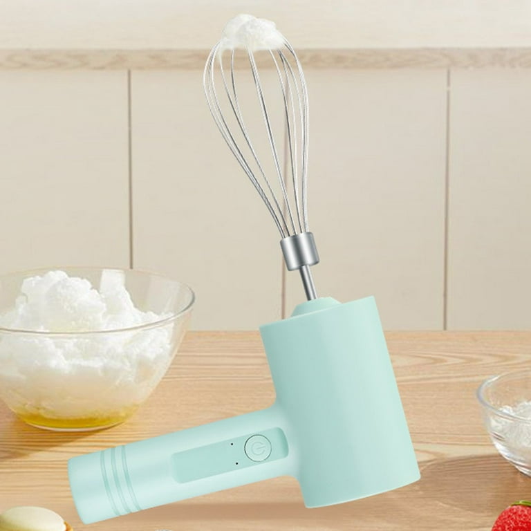 Portable Hand Mixer USB Rechargeable, Electric Whisk Cordless Handheld  Mixer for Egg Beater, Baking & Cooking 
