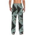 thumbnail image 4 of FORMRS Mens Pajama Pants with Pockets Soft Cotton Sleepwear Lounge Bottoms, Sizes S-2XL, Mystic Crows Pattern, 4 of 7