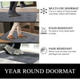 thumbnail image 6 of A1HC Indoor Outdoor Mat, Front and Back Entrance Welcome Mats, Front Door Patio Mats 24x36 Inches, Non-Slip Easy Clean Entrance Washable Large Size Doormats, Light Grey, 6 of 8