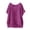 Purple #114, variant on Linen Shirts for Women Fashion Summer Cotton Gauze Plus Size Tops Short Sleeve Crew Neck Dressy Casual Blouses 2026 Light Blue S