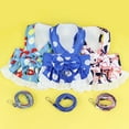 thumbnail image 3 of Dog Harness Dress with Leash Set,Sweet Colorful Bow Dog Dress Soft Tutu Vest Pet Clothes for Cats Puppy Small Dogs, 3 of 8