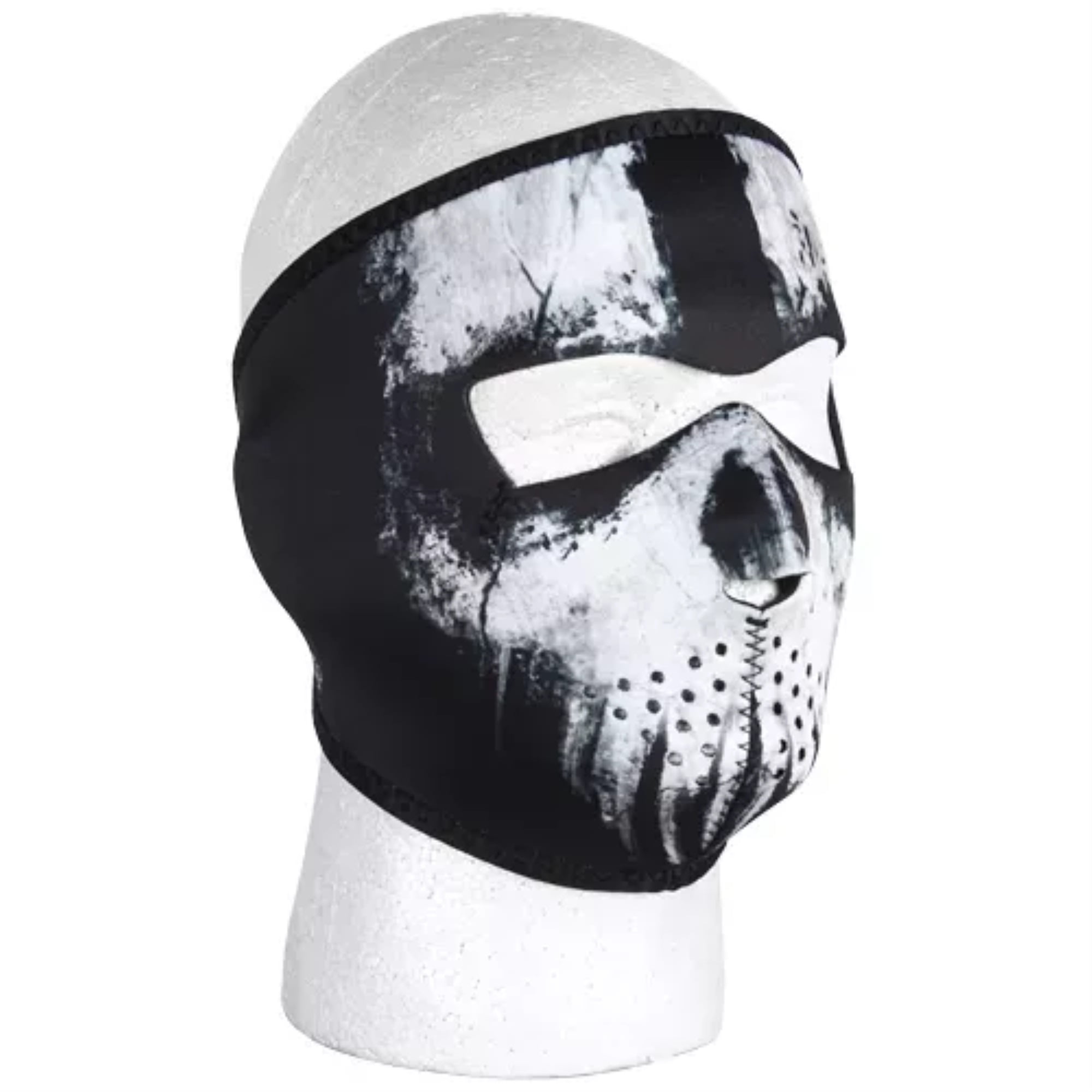 ZANheadgear Neoprene Half Face Mask Skull Ghost WNFM409H for sale online 