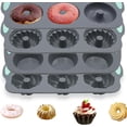 thumbnail image 1 of Moldes Silicona de Muffin Tartas, Moldes para Hornear Cupcakes Mini Calabaza Tazas Molde Antiadherente Reutilizable para Rosquillas Donas Magdalenas Pastelería, 4 Paquete, 24 Cavidades, 1 of 4