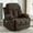 Brown#A, variant on Swivel Recliner Chair with Massage and Heat, UHOMEPRO Manual Nursery Rocking Chair Single Sofa with USB, 2 Cup Holders, Living Room Lounge Chair with Side Pockets, Solid Wood Frame, Blue